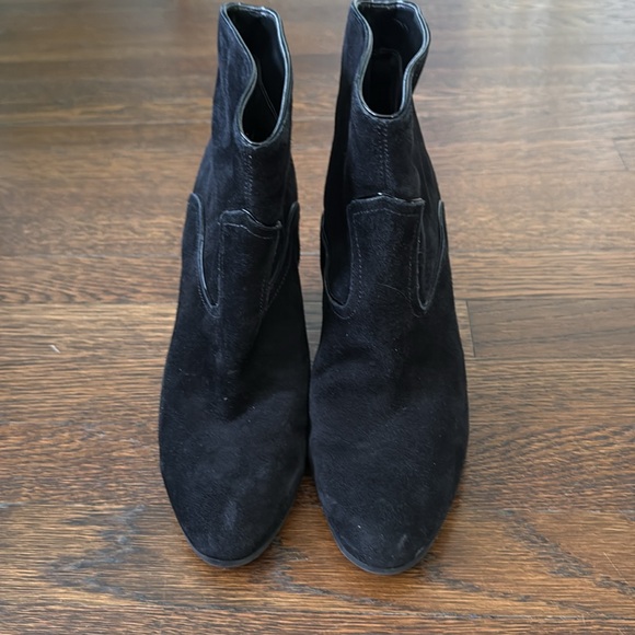Black Velvet Booties Nine West - Picture 3 of 4